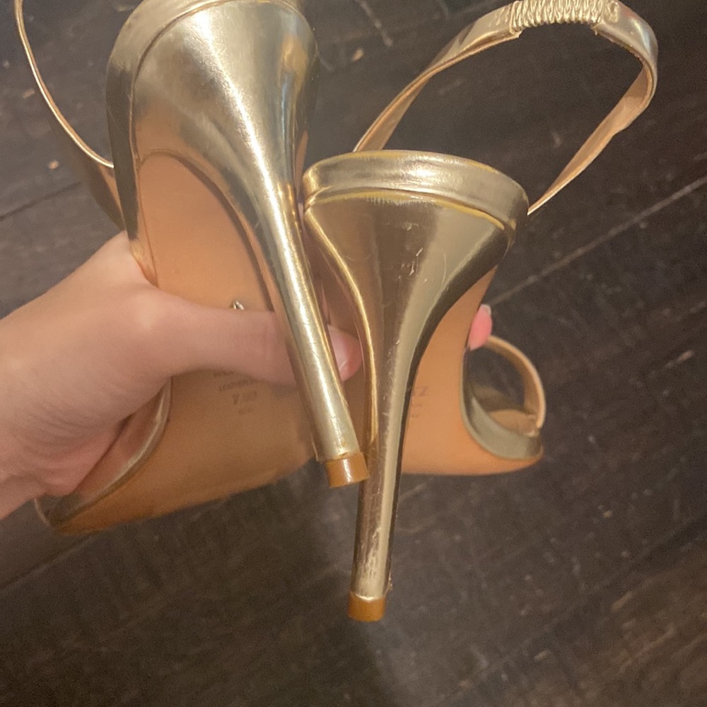 Gold Luriane Slingbacks - Picture 11 of 11